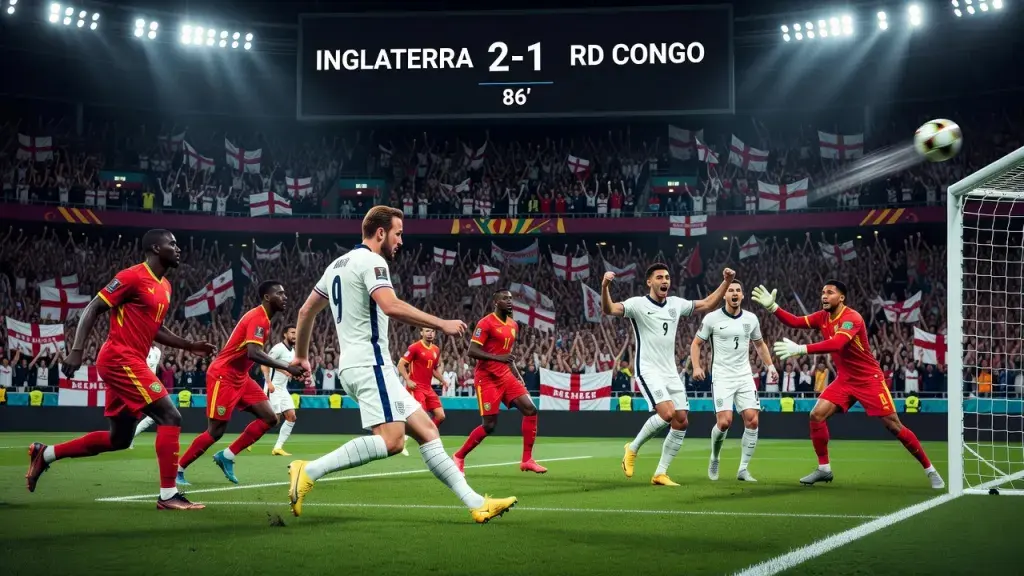 Kane salva Inglaterra com dobradinha heroica e garante vaga nas oitavas da Copa