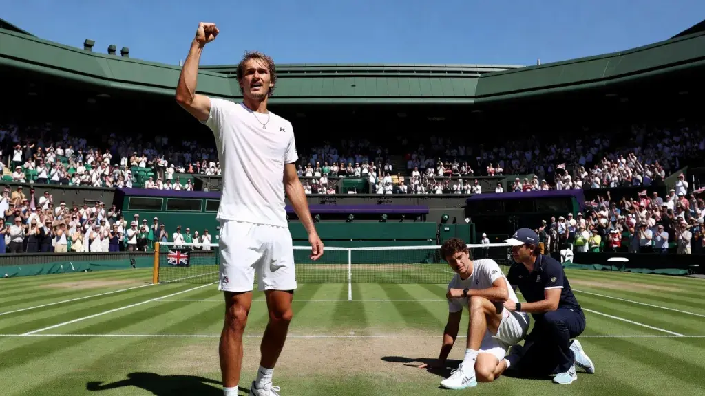 Zverev domina Fritz e alcança sua primeira semifinal em Wimbledon